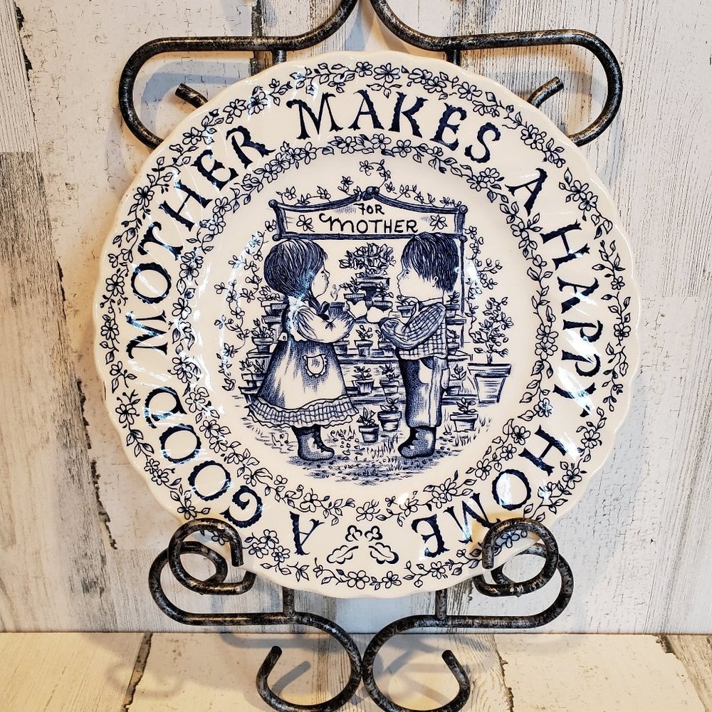 Vintage Royal Crownford A Tribute to Mother Decorative Wall Plate Mother…
